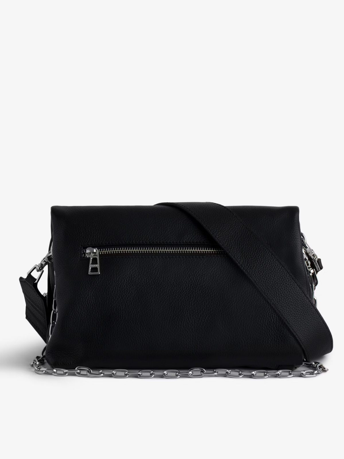 Bolso Rocky Grained Leather + Studs Noir