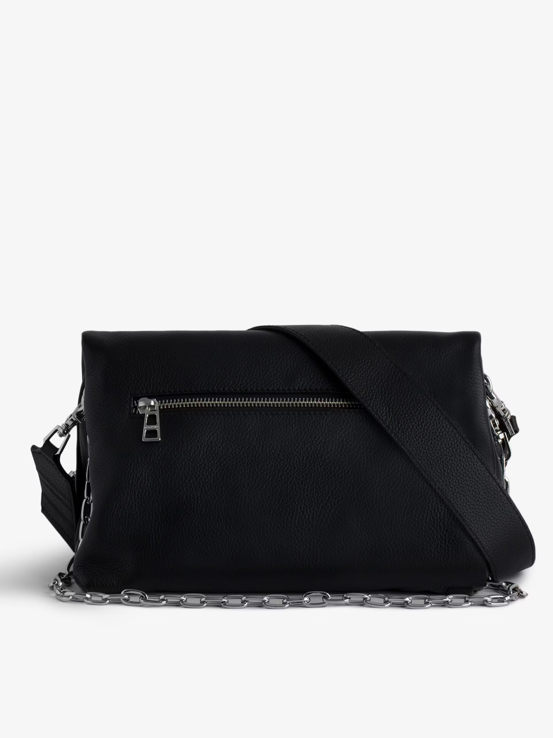 Bolso Rocky Grained Leather + Studs Noir