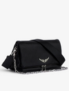 Bolso Rocky Grained Leather + Studs Noir