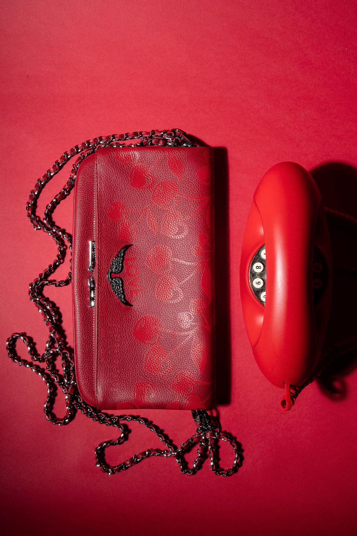 Bolso Rock Nano Cherry