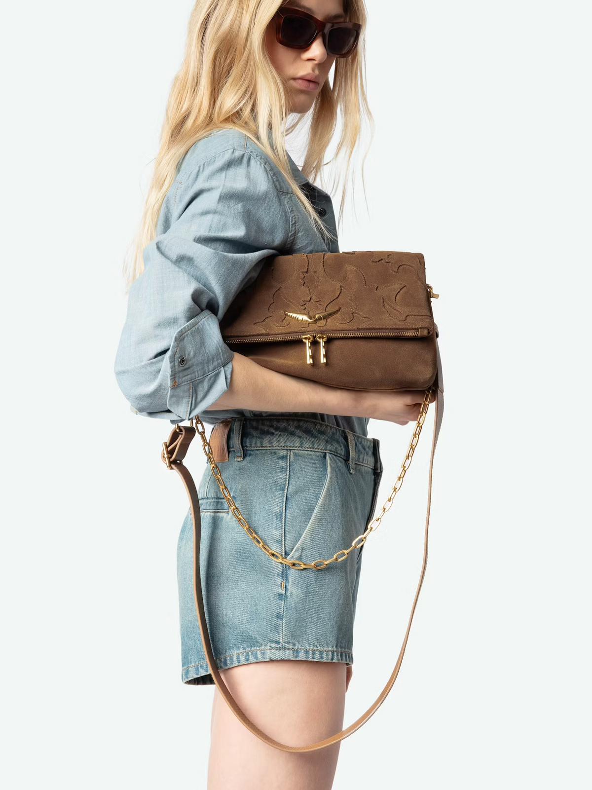 Bolso Rocky Western Suede