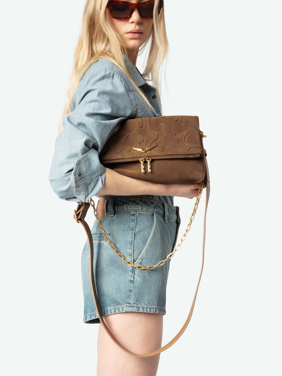 Bolso Rocky Western Suede