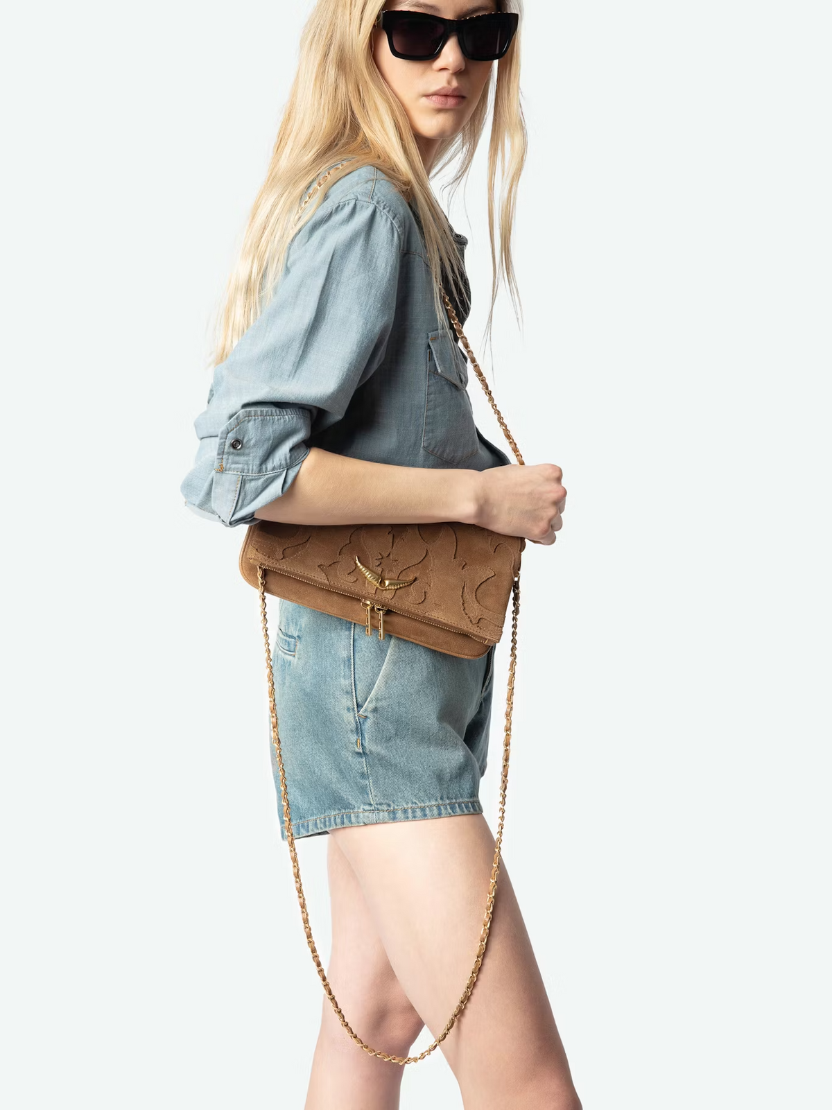 Bolso Rock Western Suede