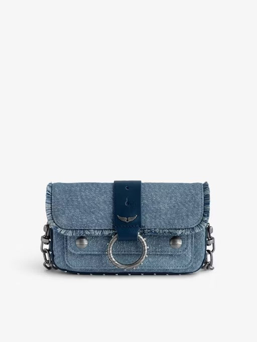 Bolso Kate Wallet Glitter Denim