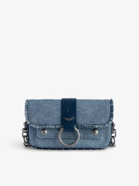 Bolso Kate Wallet Glitter Denim