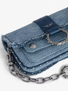 Bolso Kate Wallet Glitter Denim