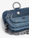 Bolso Kate Wallet Glitter Denim