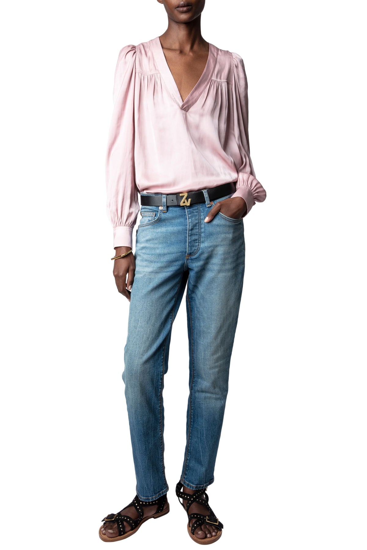 Camisa Telia Satin Deep