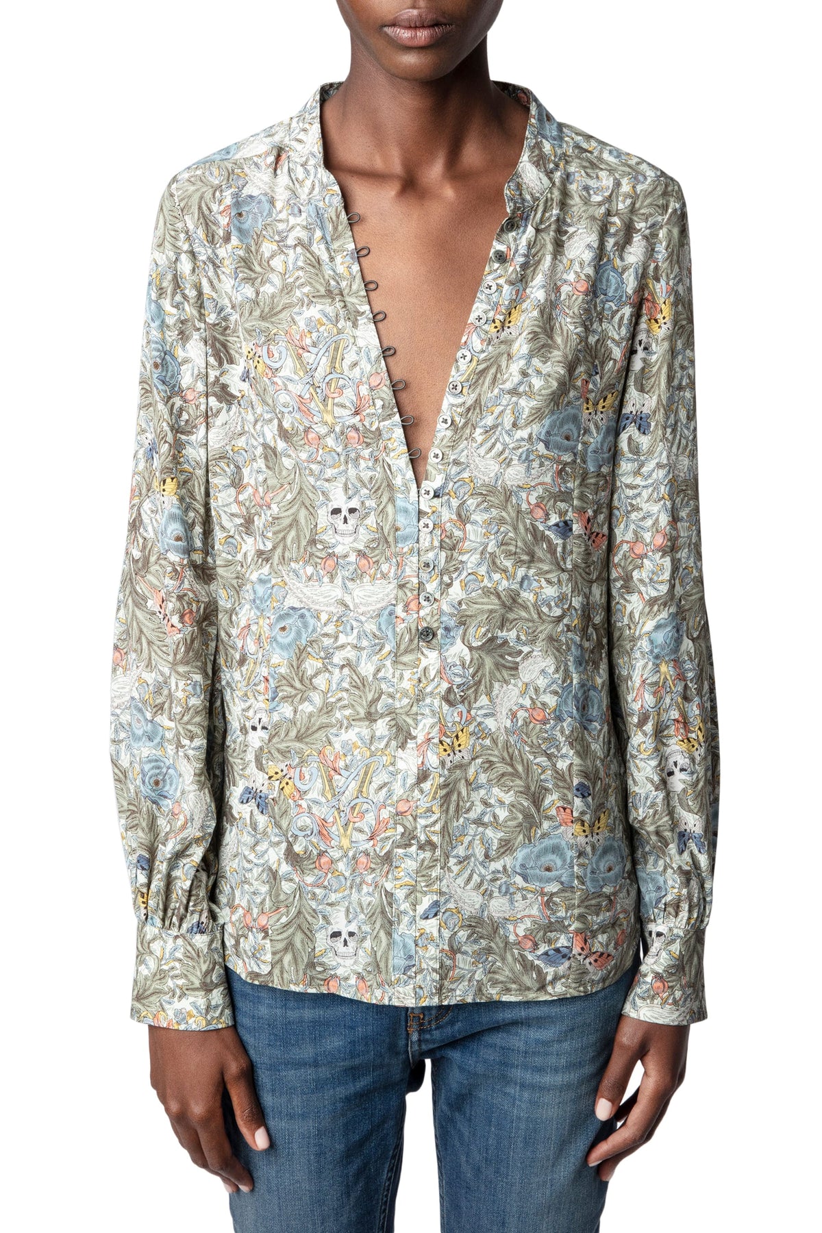 Camisa Twina Soft British Flowers