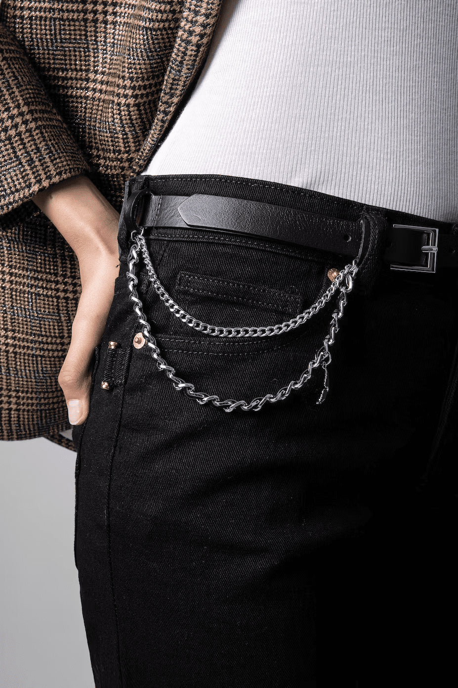 Cinturon Rock Chain Belt