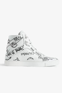 Tenis Deportivos High Flash Smooth Calfskin Graff