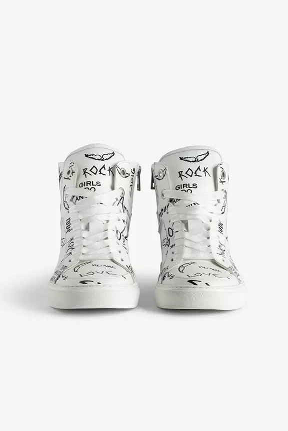 Tenis Deportivos High Flash Smooth Calfskin Graff