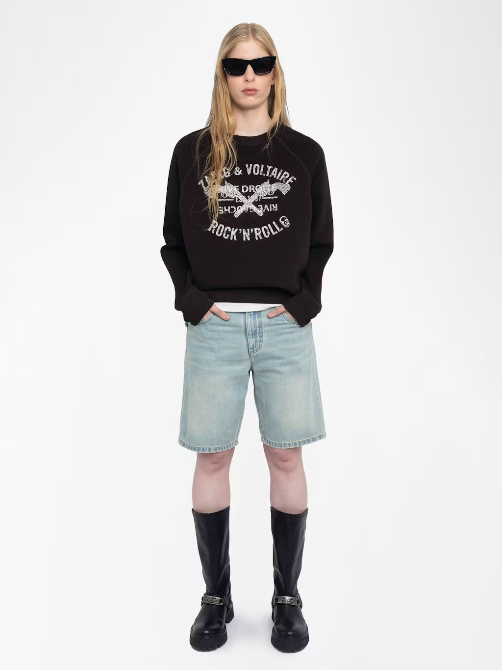 Sudadera Upper Pmo Blason Rdrg Strass