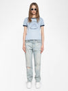 T-Shirt Woos Ico Blason Rdrg Strass