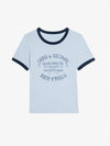 T-Shirt Woos Ico Blason Rdrg Strass