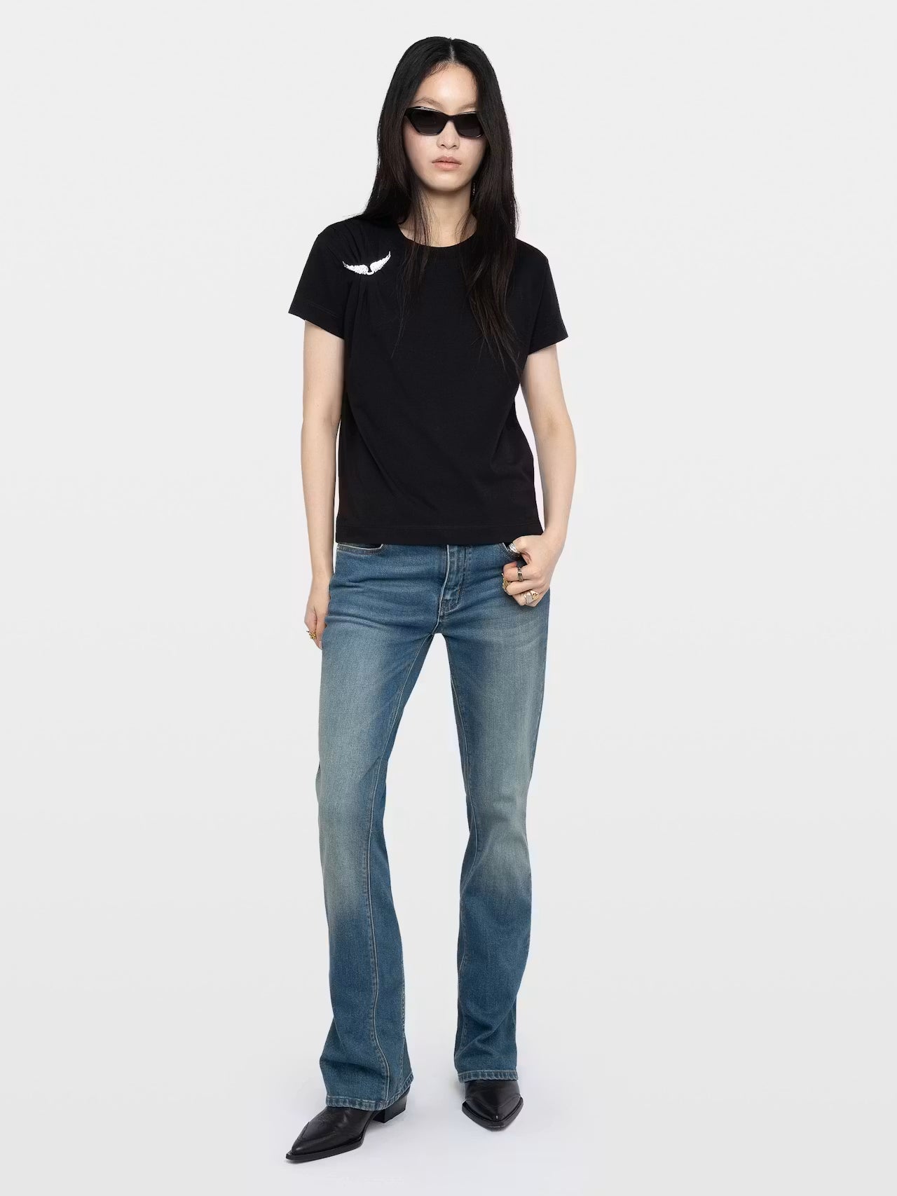 T-Shirt Suzan Hc Plisse Wings