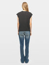 T-Shirt Cloe Photo Moto Strass