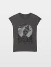 T-Shirt Cloe Photo Moto Strass