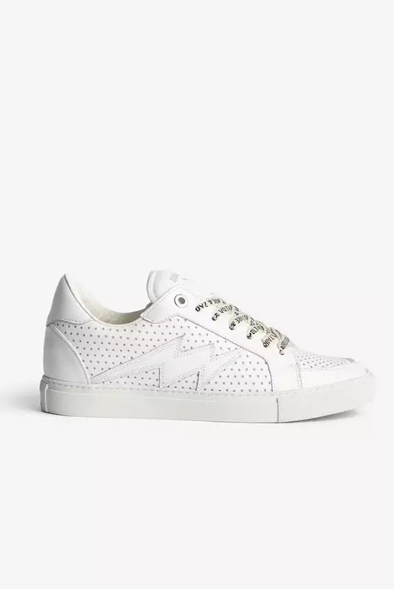 Tenis Deportivos La Flash Smooth Calfskin Perfo