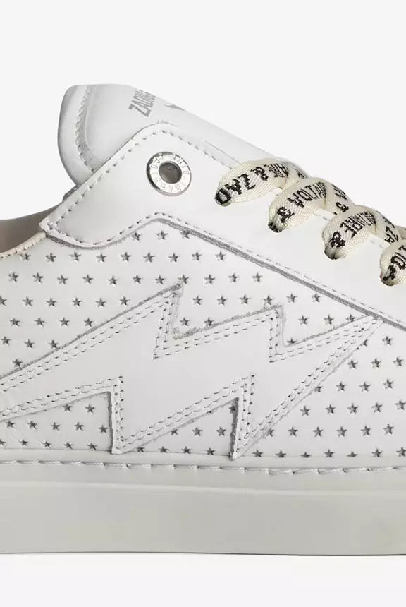 Tenis Deportivos La Flash Smooth Calfskin Perfo