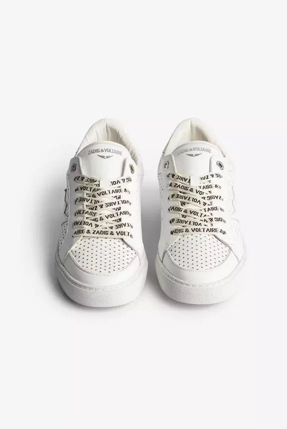 Tenis Deportivos La Flash Smooth Calfskin Perfo