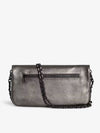 Bolso Rock Wings Metallic Grained Le