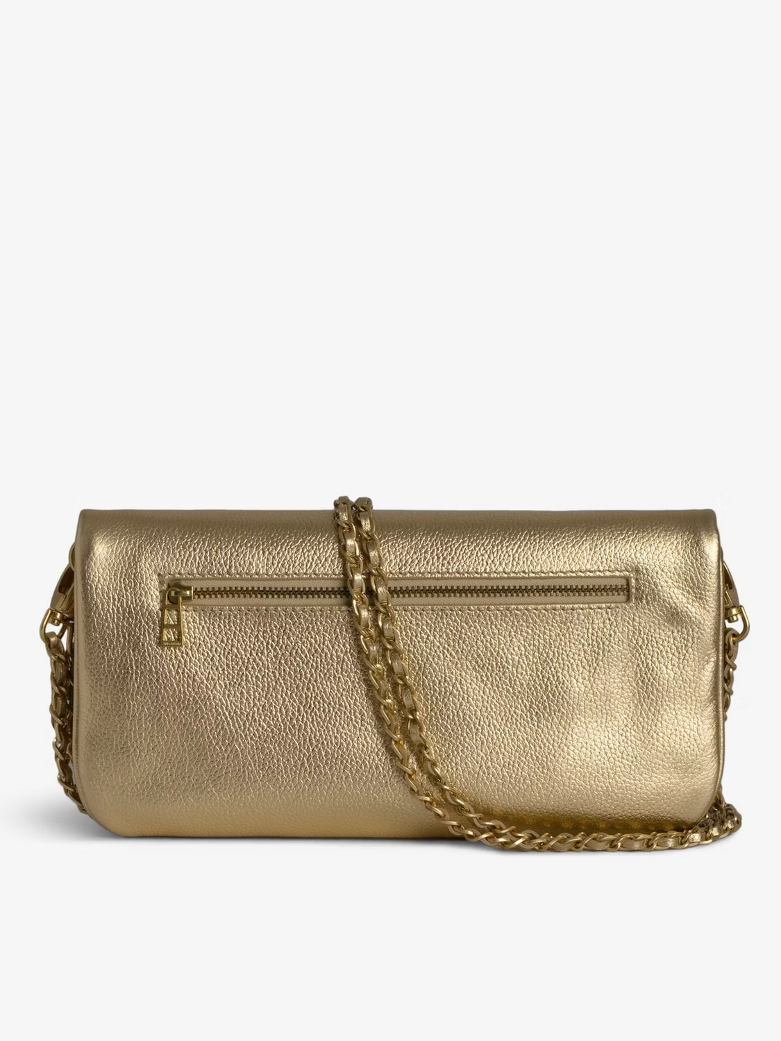 Bolso Rock Wings Metallic Grained Le