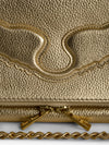 Bolso Rock Wings Metallic Grained Le