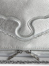 Bolso Rock Wings Metallic Grained Le