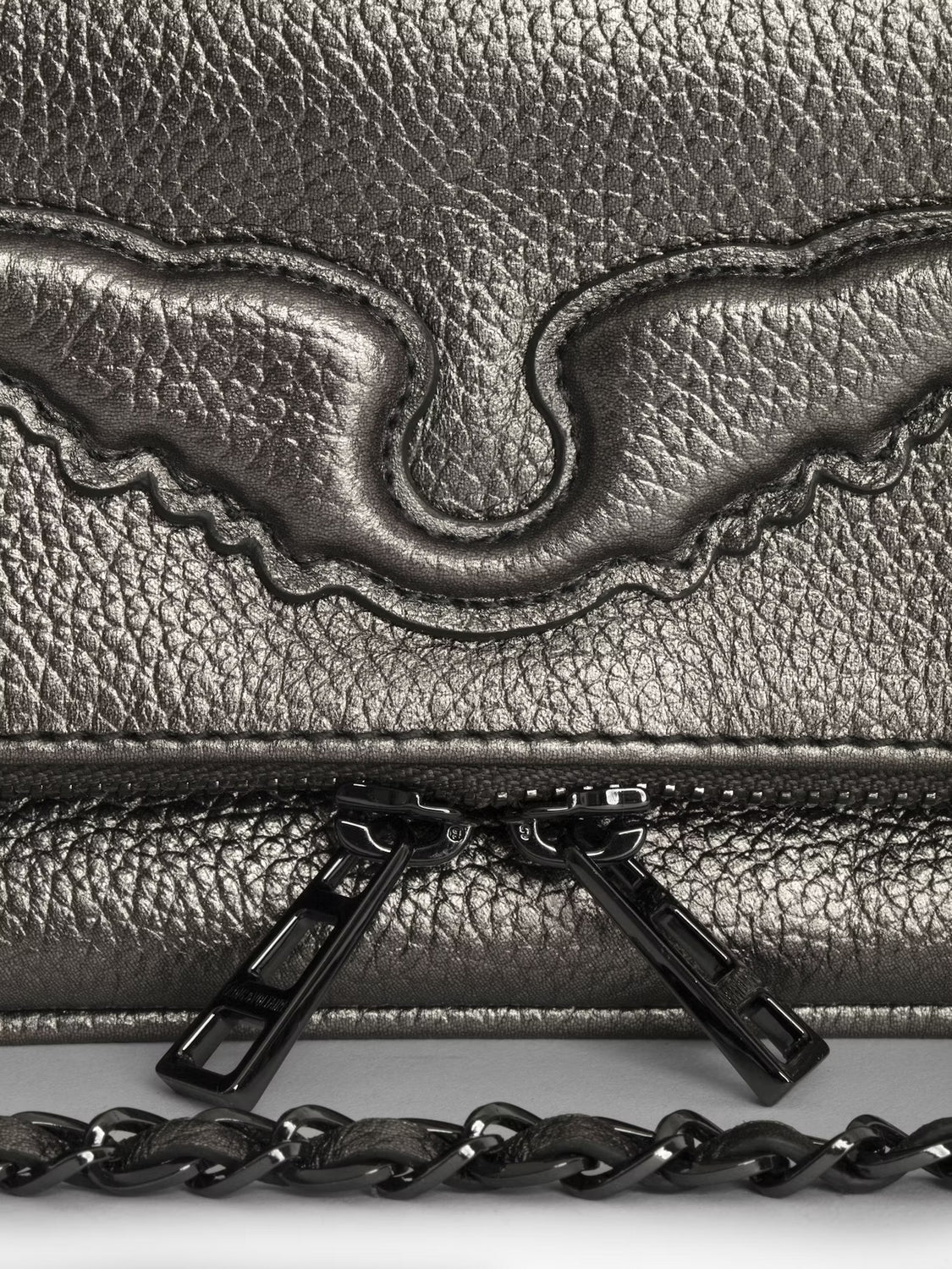 Bolso Brock Nano Wings Metallic Grain