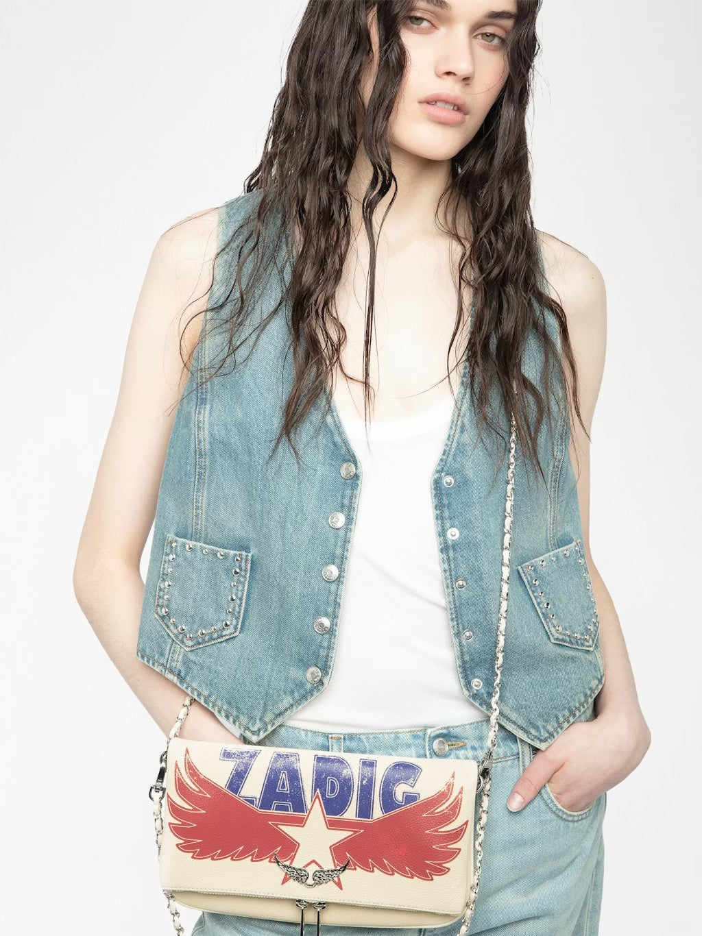 Bolso Rock Grained Leather America