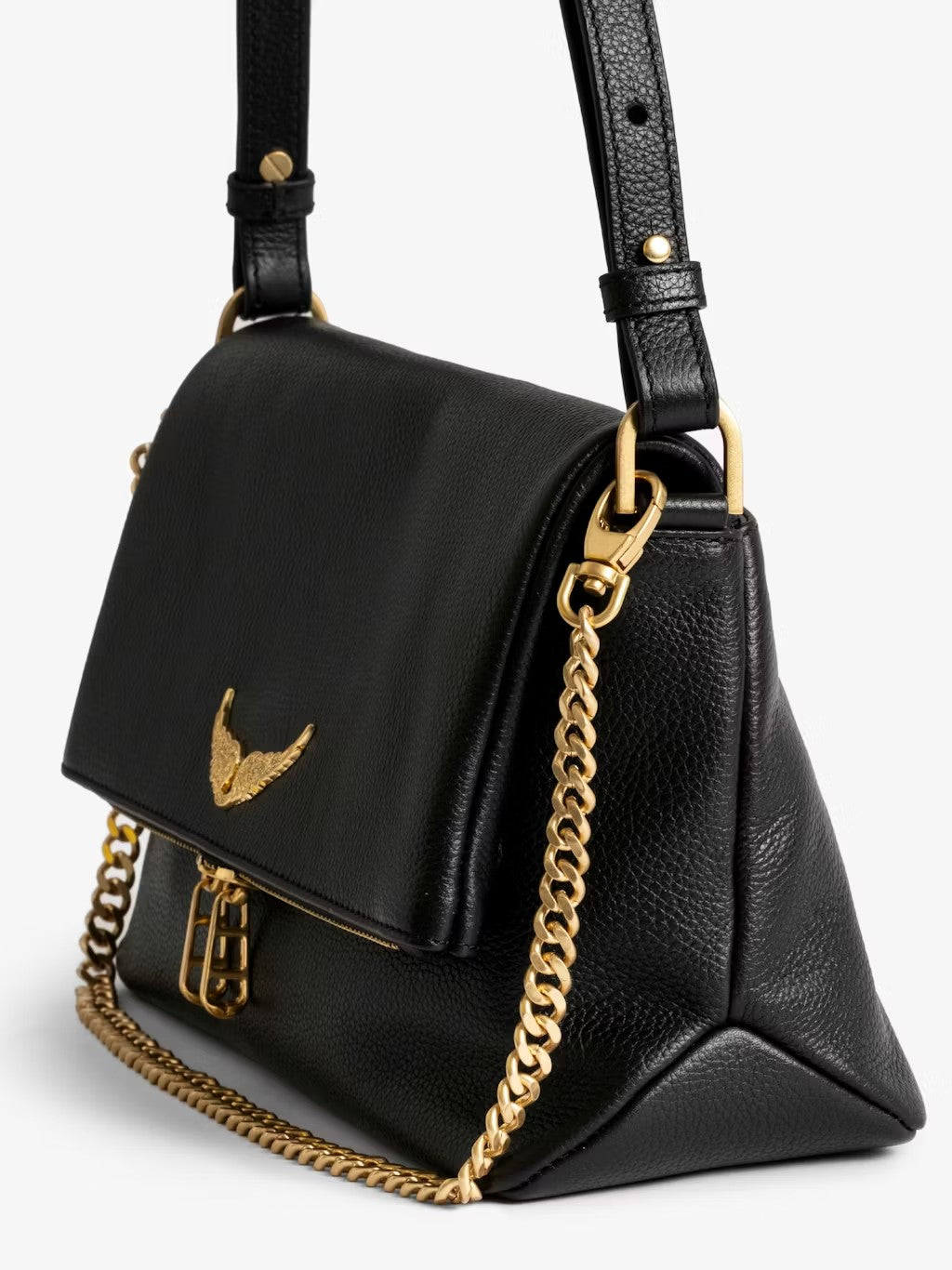 Bolso Rocky Ii Grained Leather
