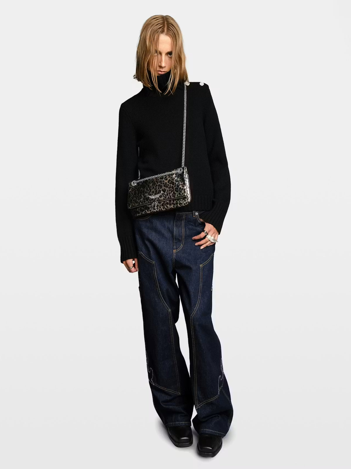 Bolso Rock II Metal Leopard