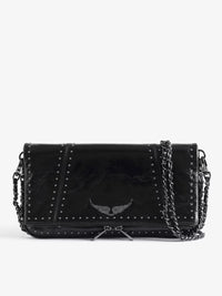 Bolso Rock Vintage Patent Studs
