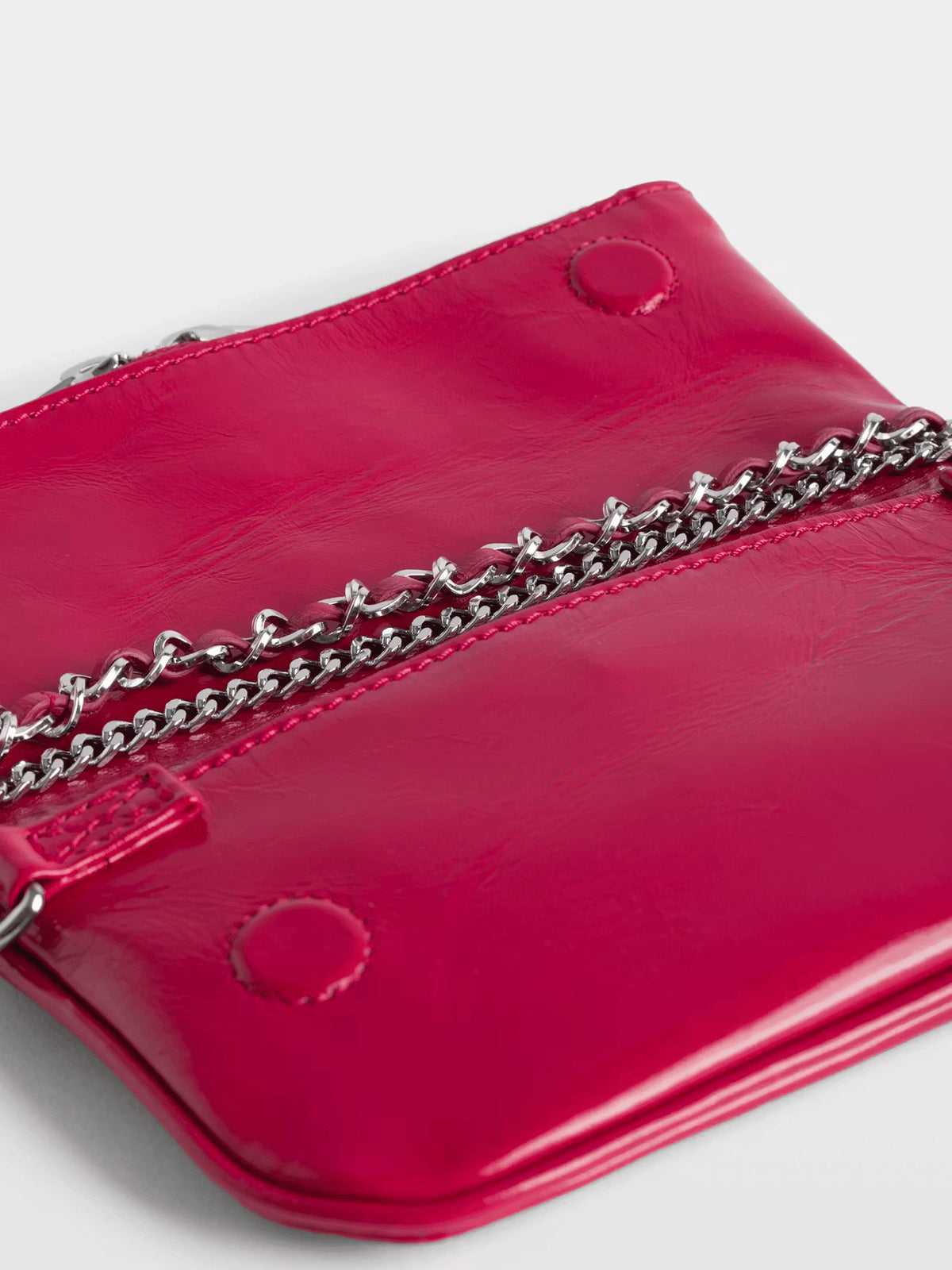 Rock Mini Vintage Patent Clutch