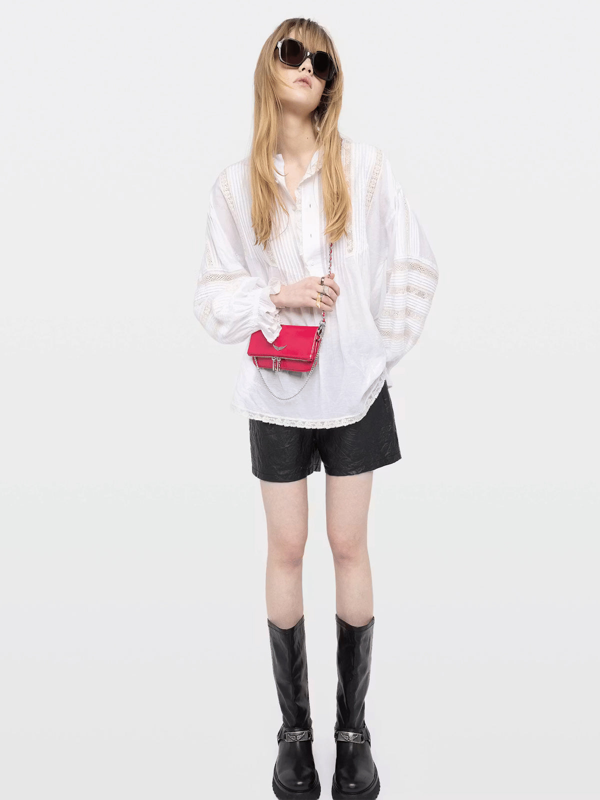 Rock Mini Vintage Patent Clutch