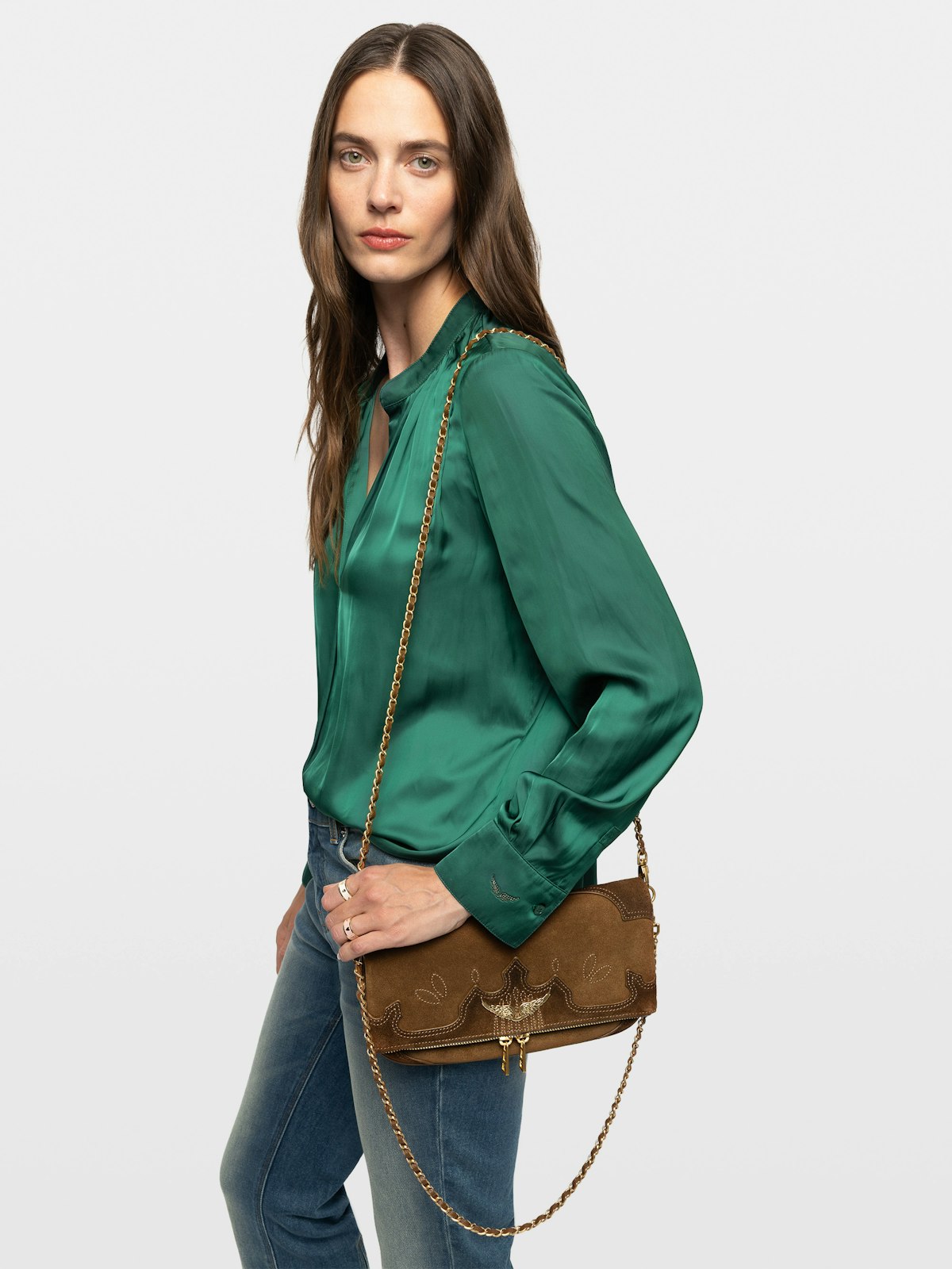 Bolso Rock Western Clutch