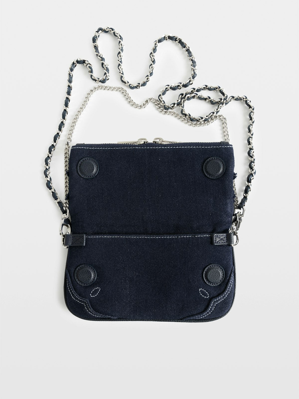 Bolso Rock Mini Clutch Denim