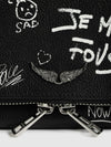 Bolso Rock Mini Arty Tag Clutch