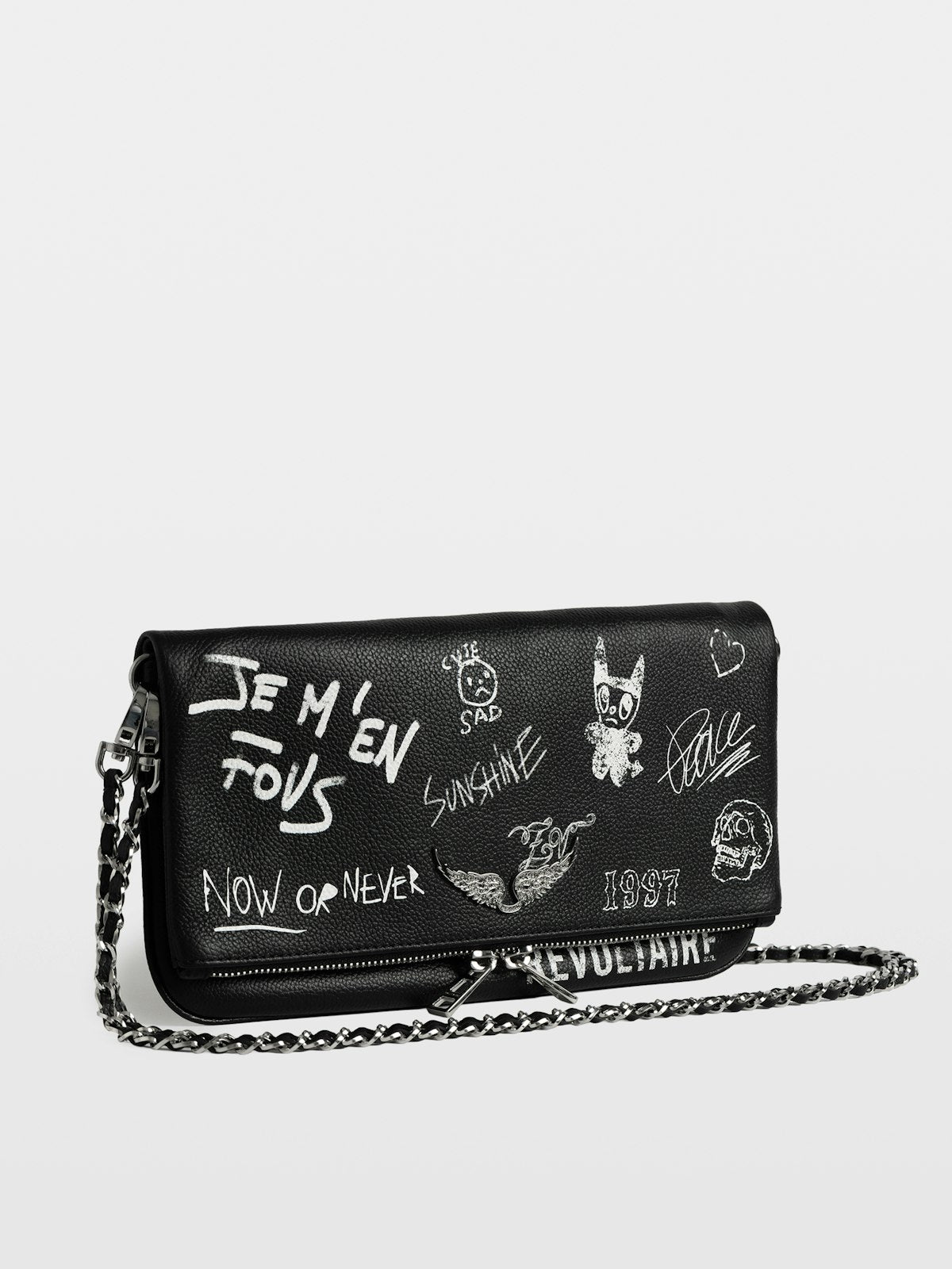 Bolso Rock Arty Tag Clutch