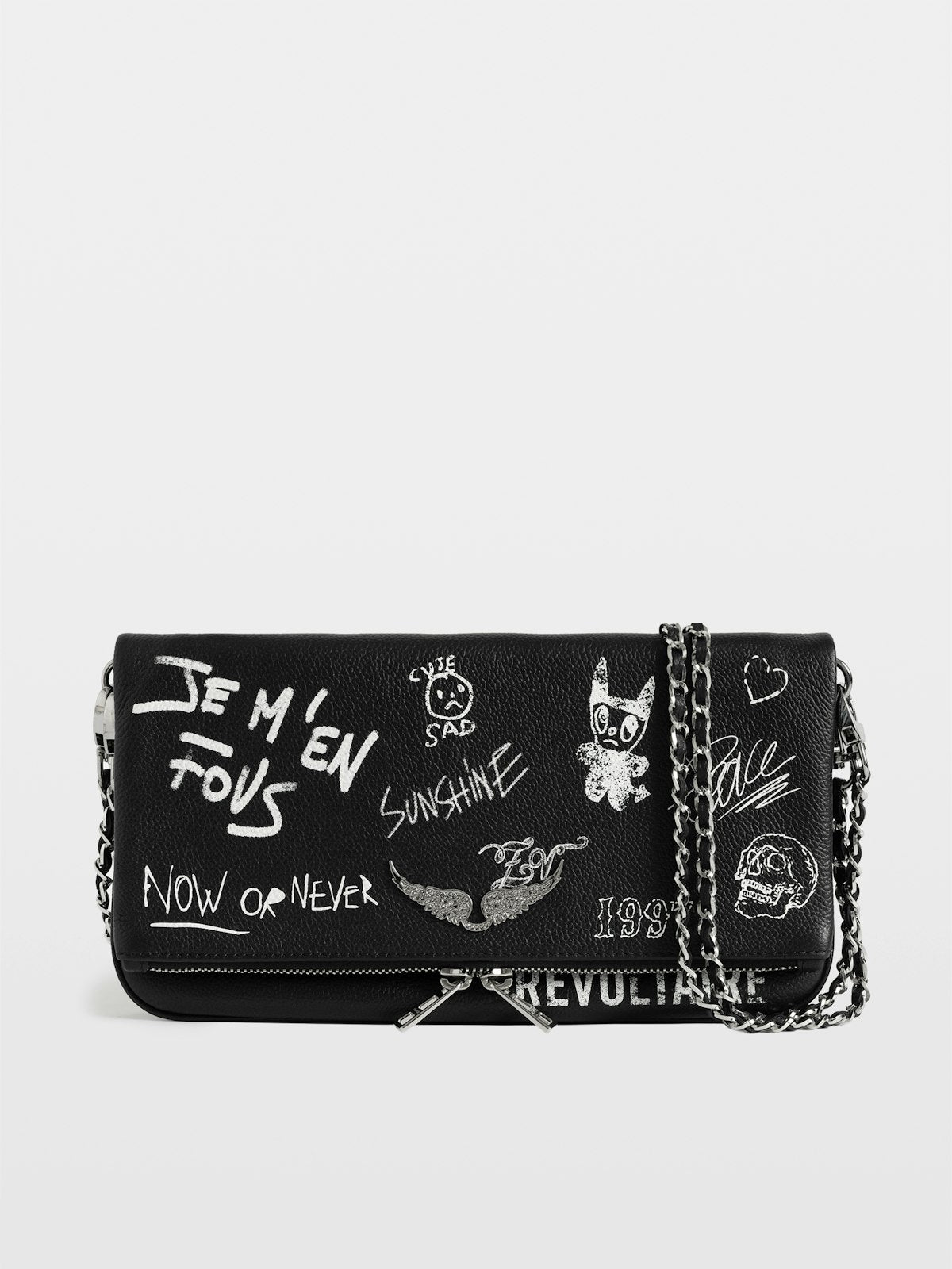 Bolso Rock Arty Tag Clutch