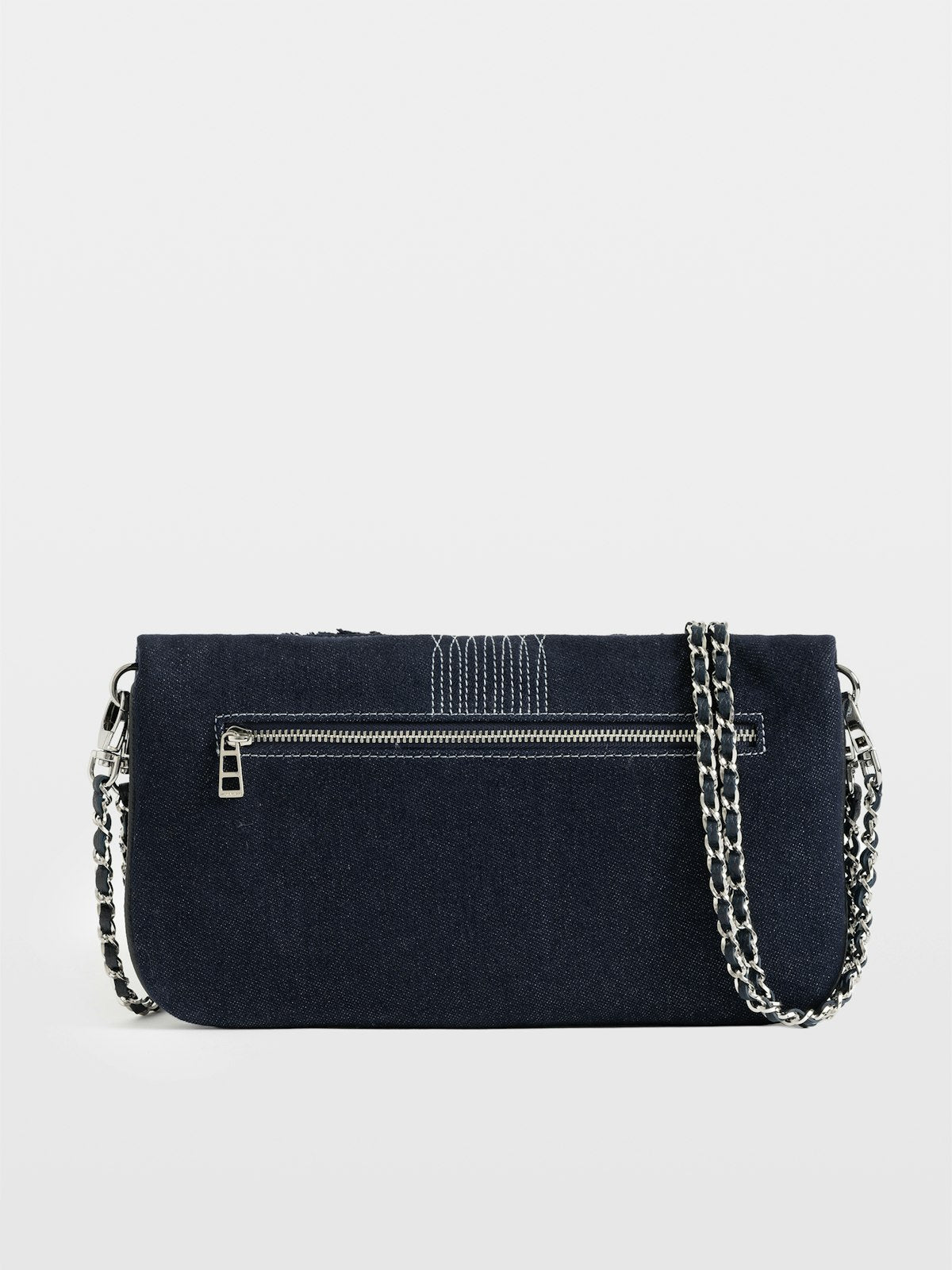 Bolso Rock Denim Clutch