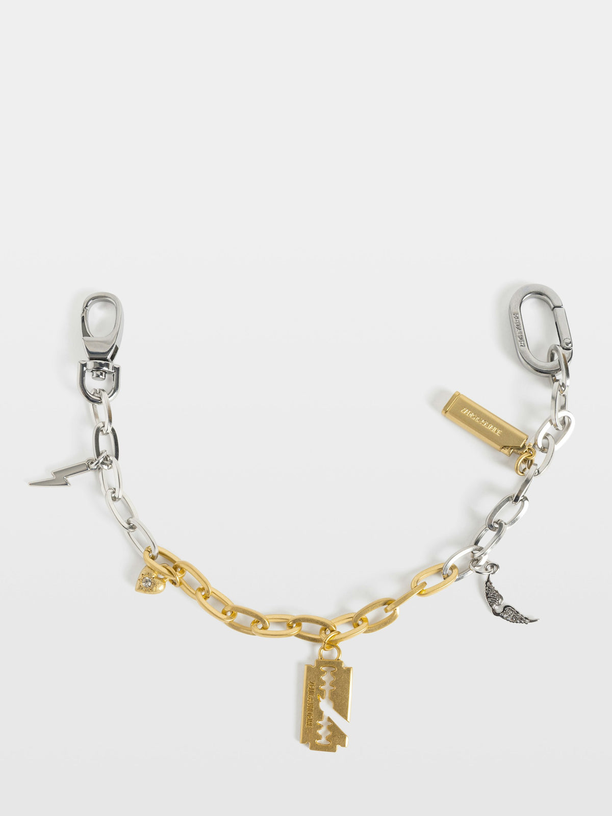 Llavero Chain Charms Plateado