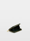 Cartera Mini ZV Grained Leather Verde