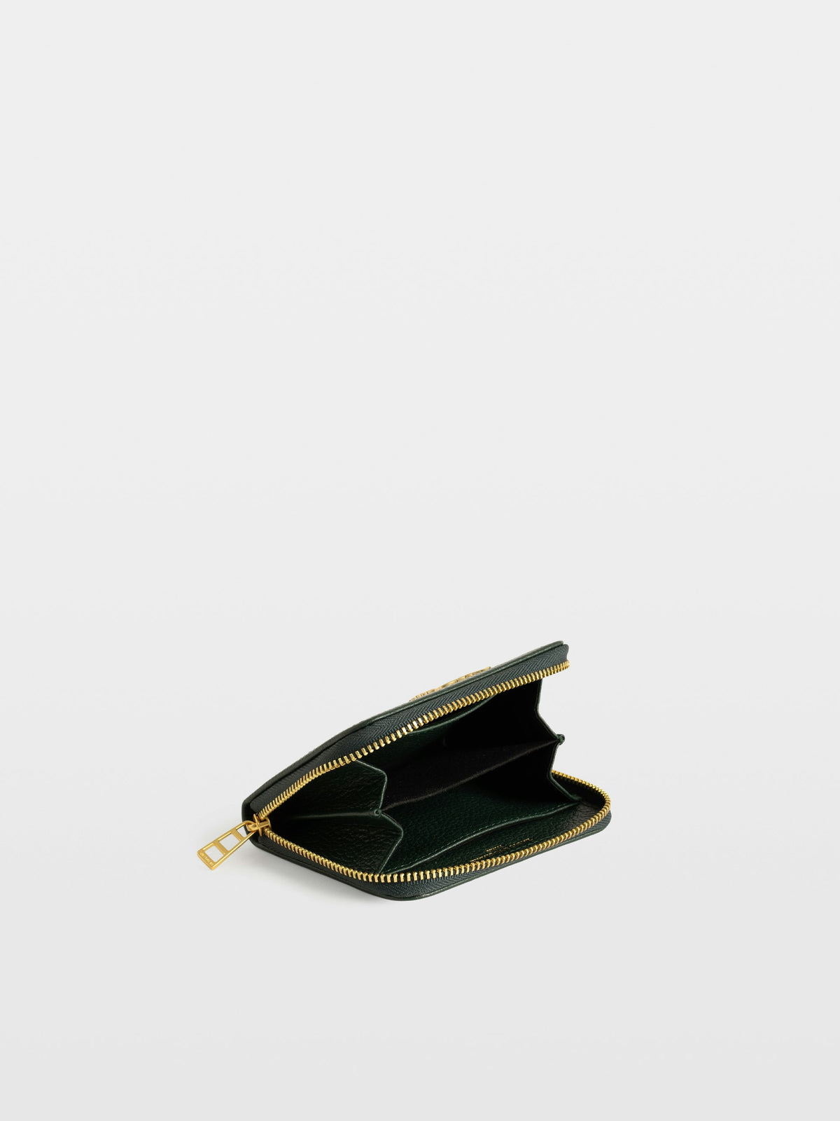 Cartera Mini ZV Grained Leather Verde