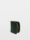 Cartera Mini ZV Grained Leather Verde