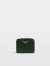 Cartera Mini ZV Grained Leather Verde