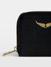 Cartera Mini ZV Grained Leather Negro