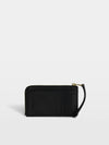 Tarjetero ZV Card Grained Leather Negro