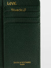 Tarjetero ZV Card Grained Leather Verde